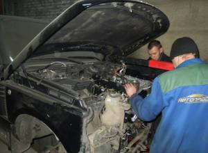 Установка мотора
